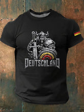 Deutschland bedrucktes Kurzarm-T-Shirt für Männer